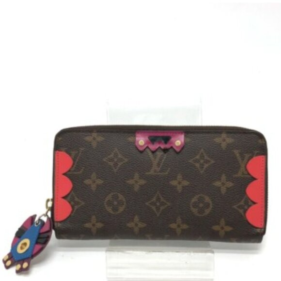 LOUIS VUITTON Zippy Brown Monogram Canvas Wallet 399-082225 - Picture 1 of 12